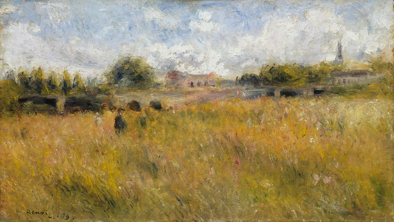 Landschap aan de Seine bij Rueil - Pierre-Auguste Renoir