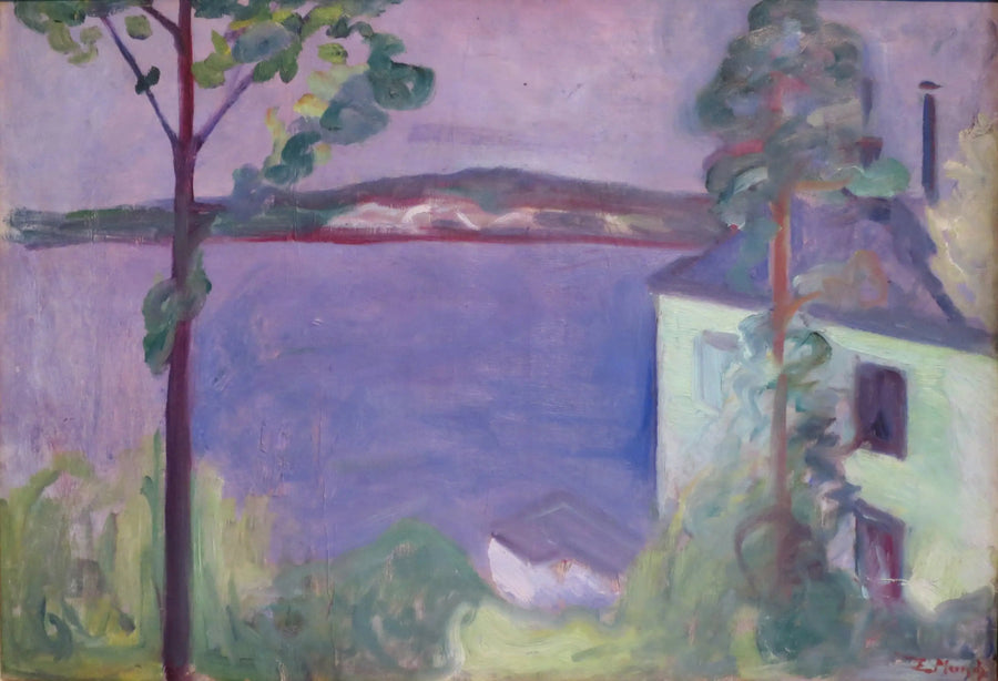 Landschap bij maanlicht - Edvard Munch
