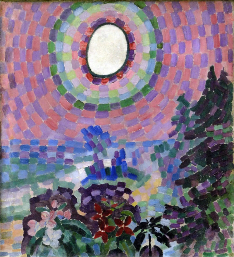 Landschap met schijf - Robert Delaunay