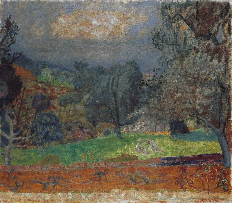Landschap bij zonsondergang. Le Cannet - Pierre Bonnard