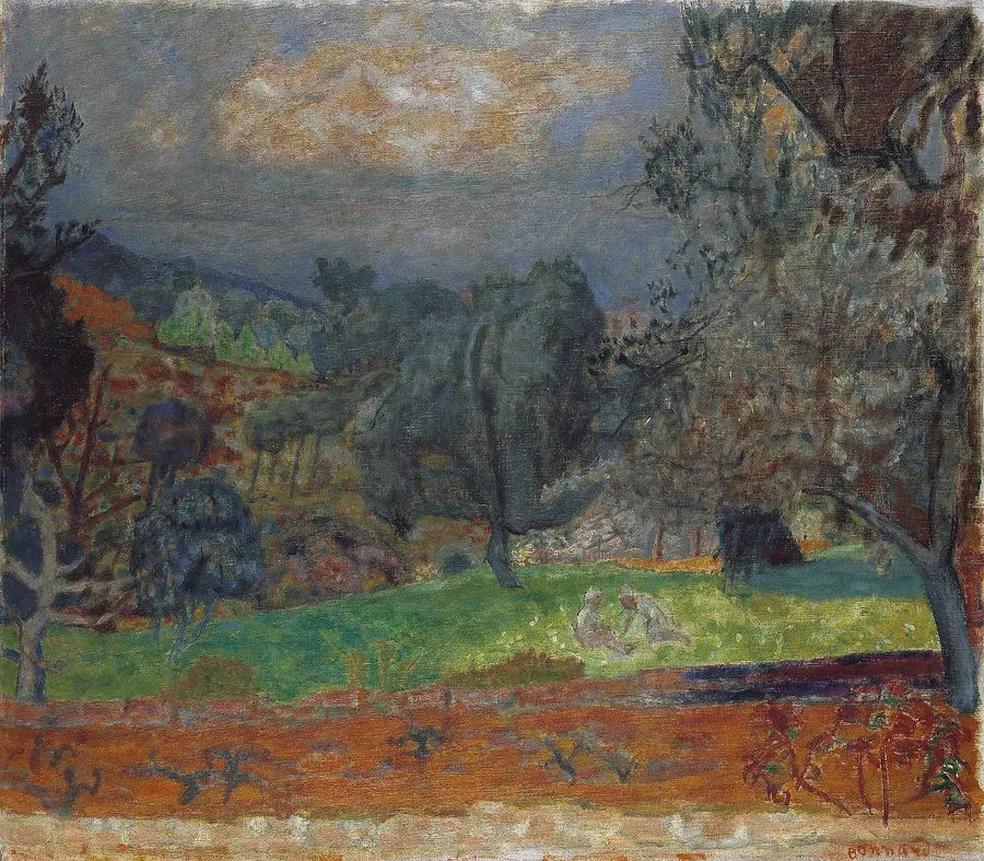 Landschap bij zonsondergang. Le Cannet - Pierre Bonnard