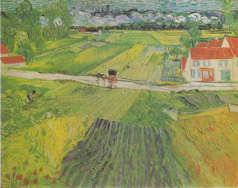 Landschap van Auvers na de regen - Vincent van Gogh