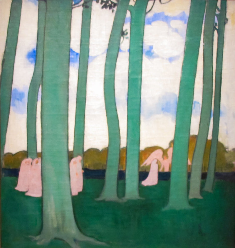 Landschap met groene bomen - Maurice Denis