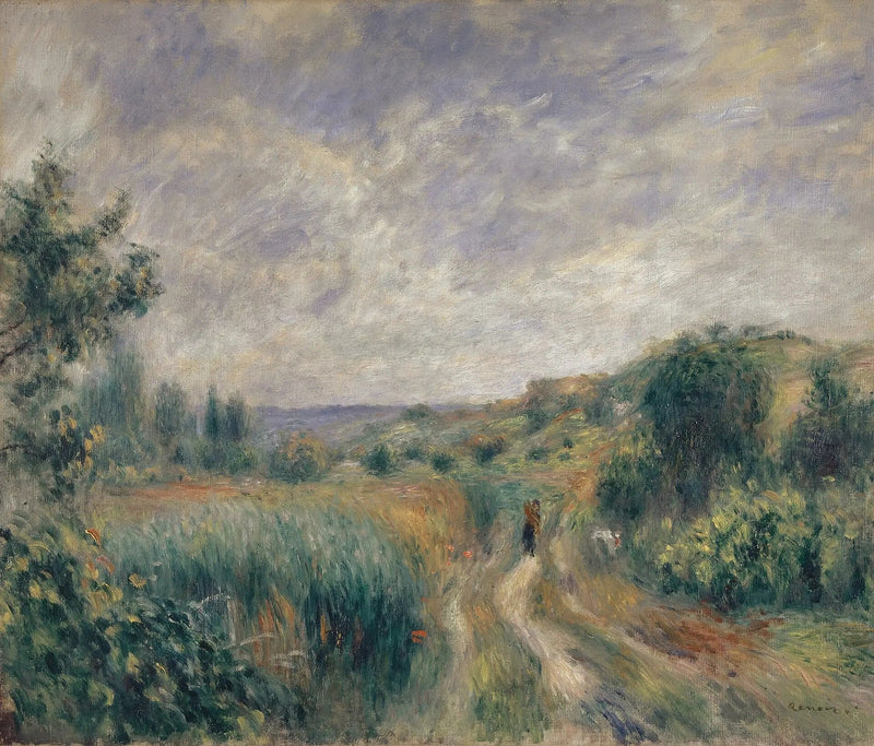 Landschap in de omgeving van Essoyes - Pierre-Auguste Renoir