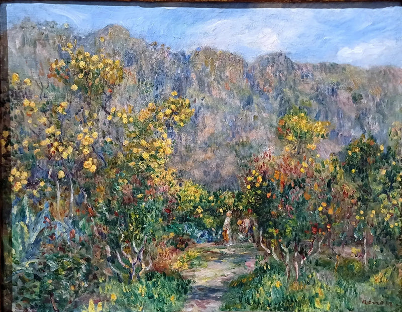 Landschap met mimosa's - Pierre-Auguste Renoir