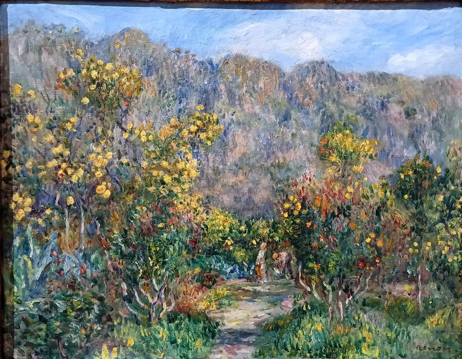 Landschap met mimosa's - Pierre-Auguste Renoir