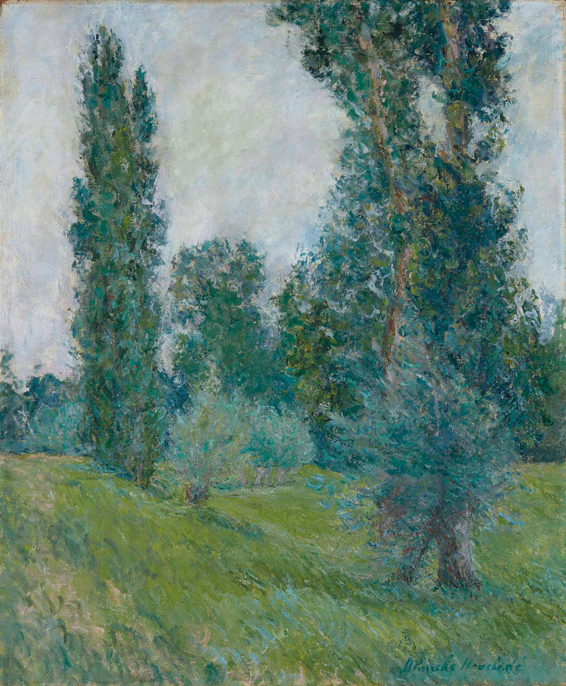 Landschap met populieren in Giverny - Blanche Hoschede Monet