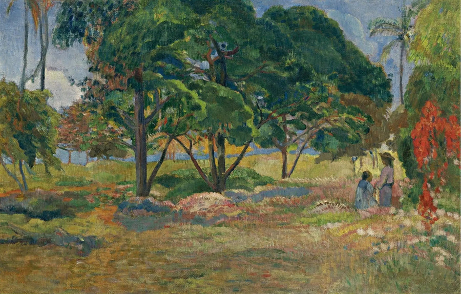 Landschap met drie bomen - Paul Gauguin