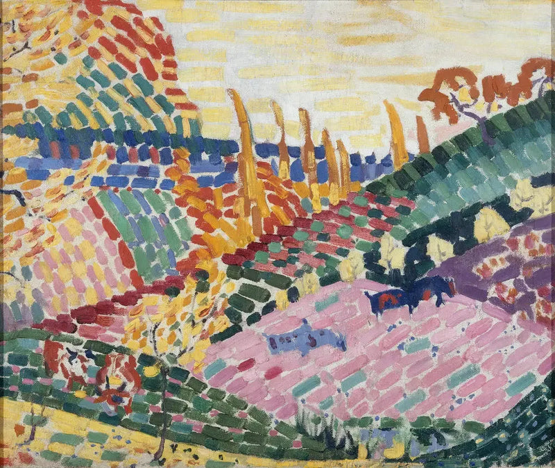 Landschap met koeien - Robert Delaunay