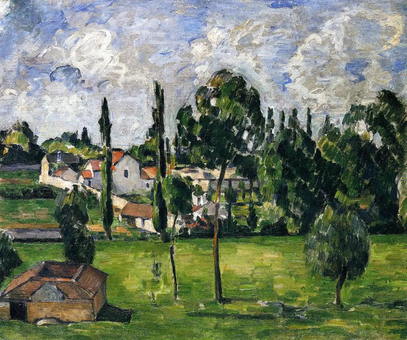 Landschap met waterleiding - Paul Cézanne