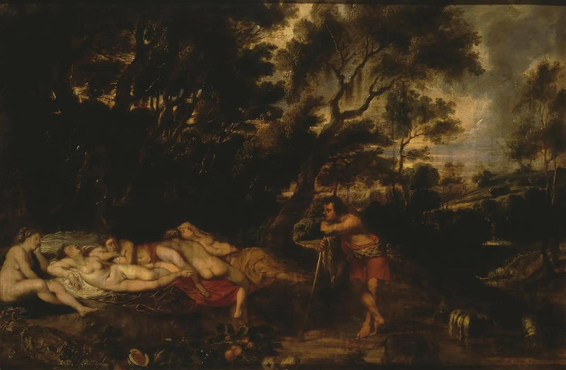 Landschap met Cymon en Iphigenie - Peter Paul Rubens