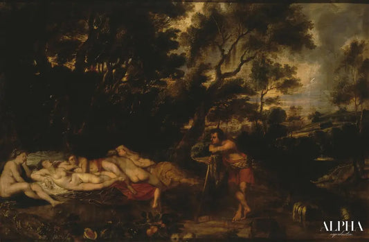 Paysage avec Cymon et Iphigénie - Peter Paul Rubens - Reproductions de tableaux et peintures haut de gamme