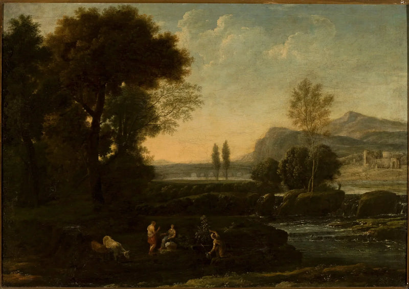 Landschap met herders - Claude Lorrain