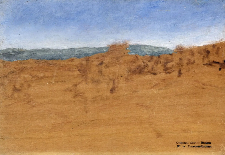 Landschap met duinen nabij Arcachon - Henri de Toulouse-Lautrec