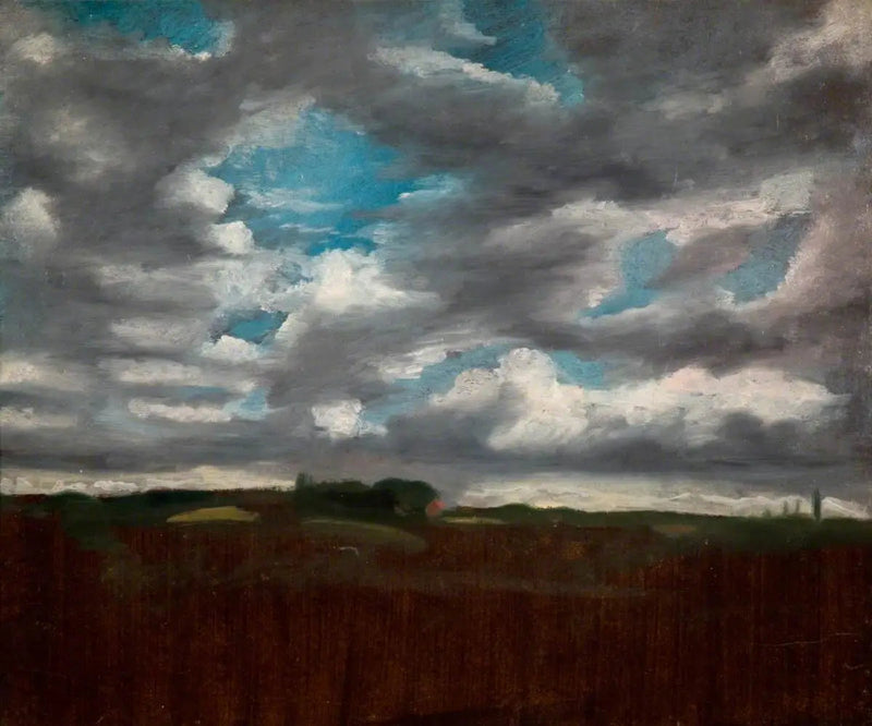 Landschap met wolken - John Constable
