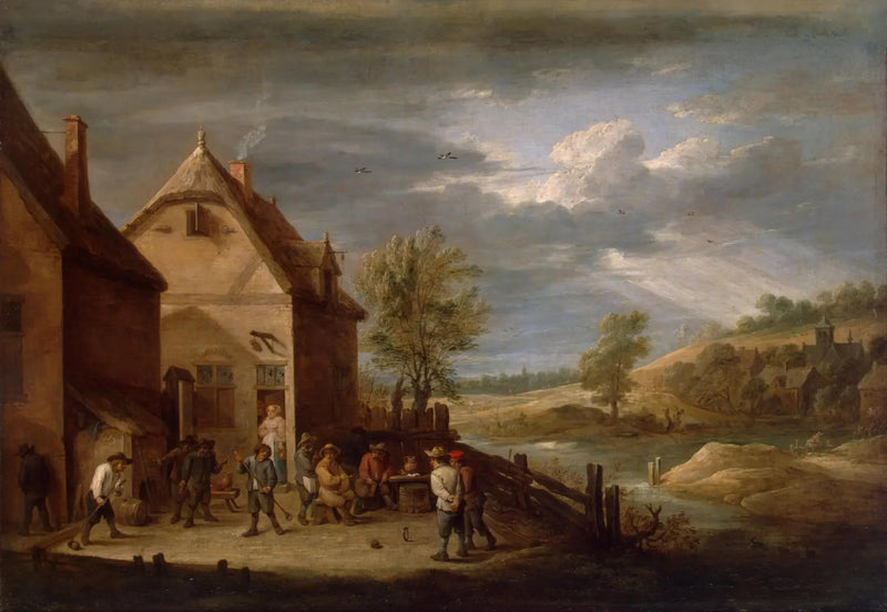 Landschap met boeren die jeu de boules spelen - David Teniers de Jonge

Source:
Paysage avec des paysans jouant aux quilles - David Teniers le Jeune