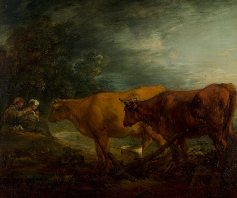 Landschap met twee koeien, een herder en een melkster - Thomas Gainsborough

Source:
Paysage avec deux vaches avec un berger et une laitière - Thomas Gainsborough