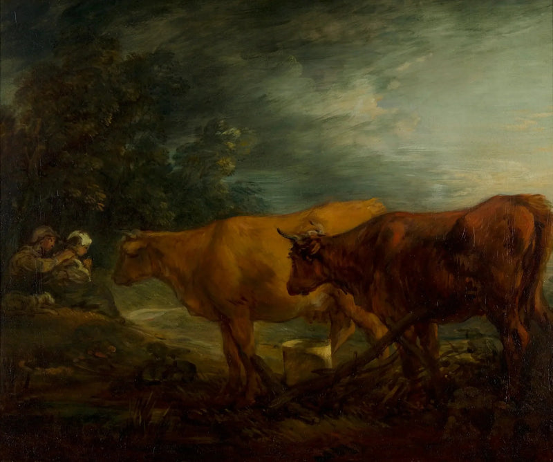 Landschap met twee koeien, een herder en een melkster - Thomas Gainsborough

Source:
Paysage avec deux vaches avec un berger et une laitière - Thomas Gainsborough
