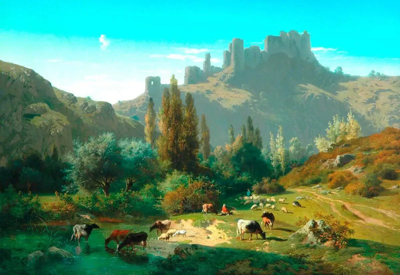 Landschap met vee - Rosa Bonheur