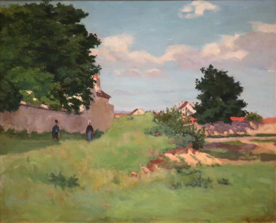 Landschap met figuren - Armand Guillaumin