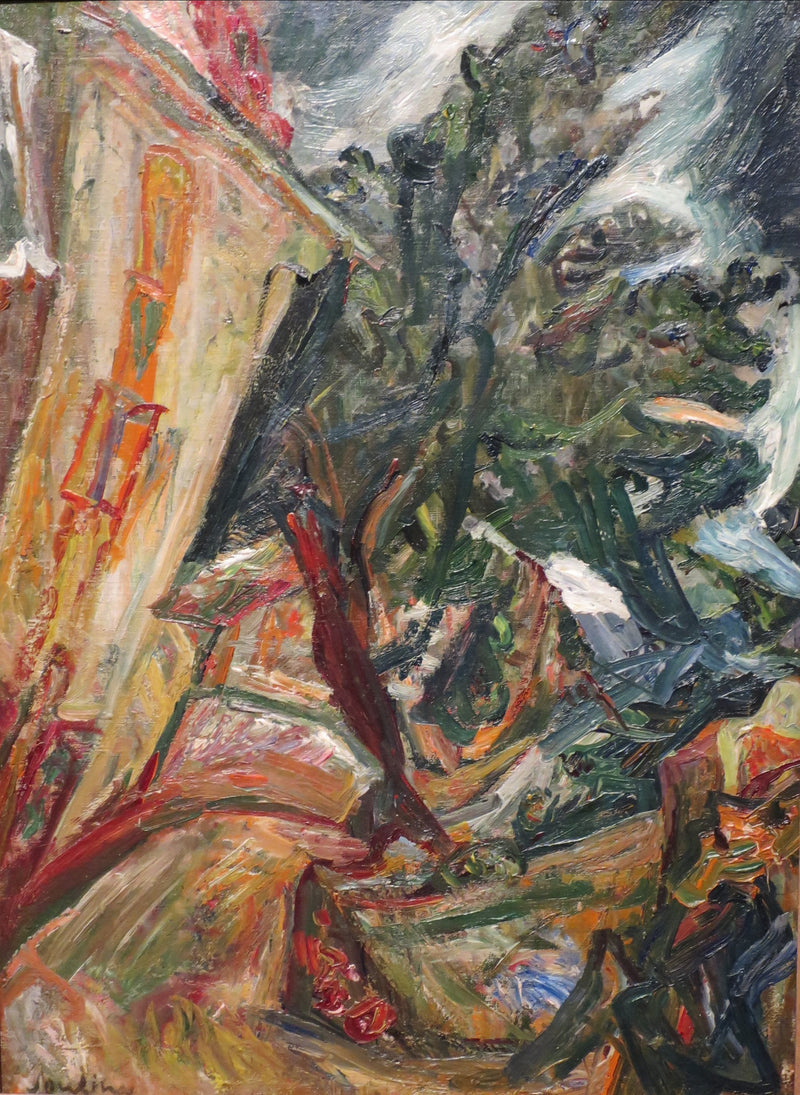 Landschap met figuren─Céret - Chaim Soutine
