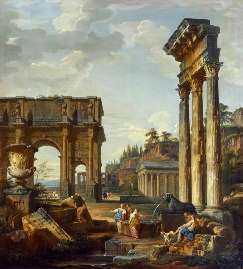 Landschap met de Constantijnboog - Giovanni Paolo Panini

Source:
Paysage avec l'Arc de Constantin - Giovanni Paolo Panini