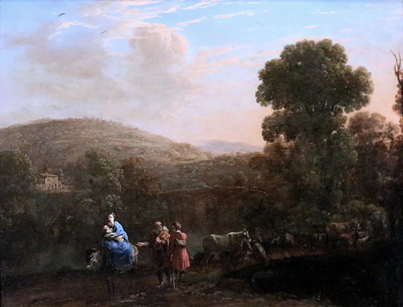 Landschap met de vlucht naar Egypte - Claude Lorrain