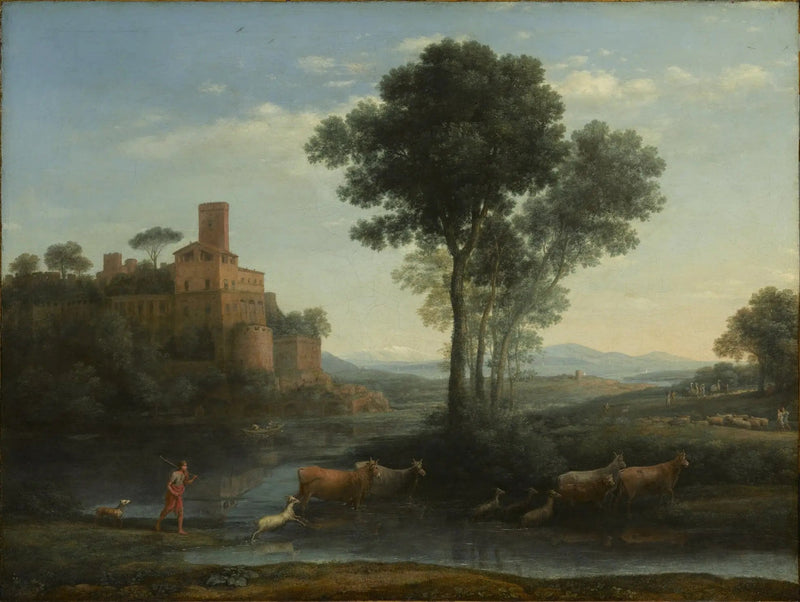 Landschap met de reis van Jacob - Claude Lorrain