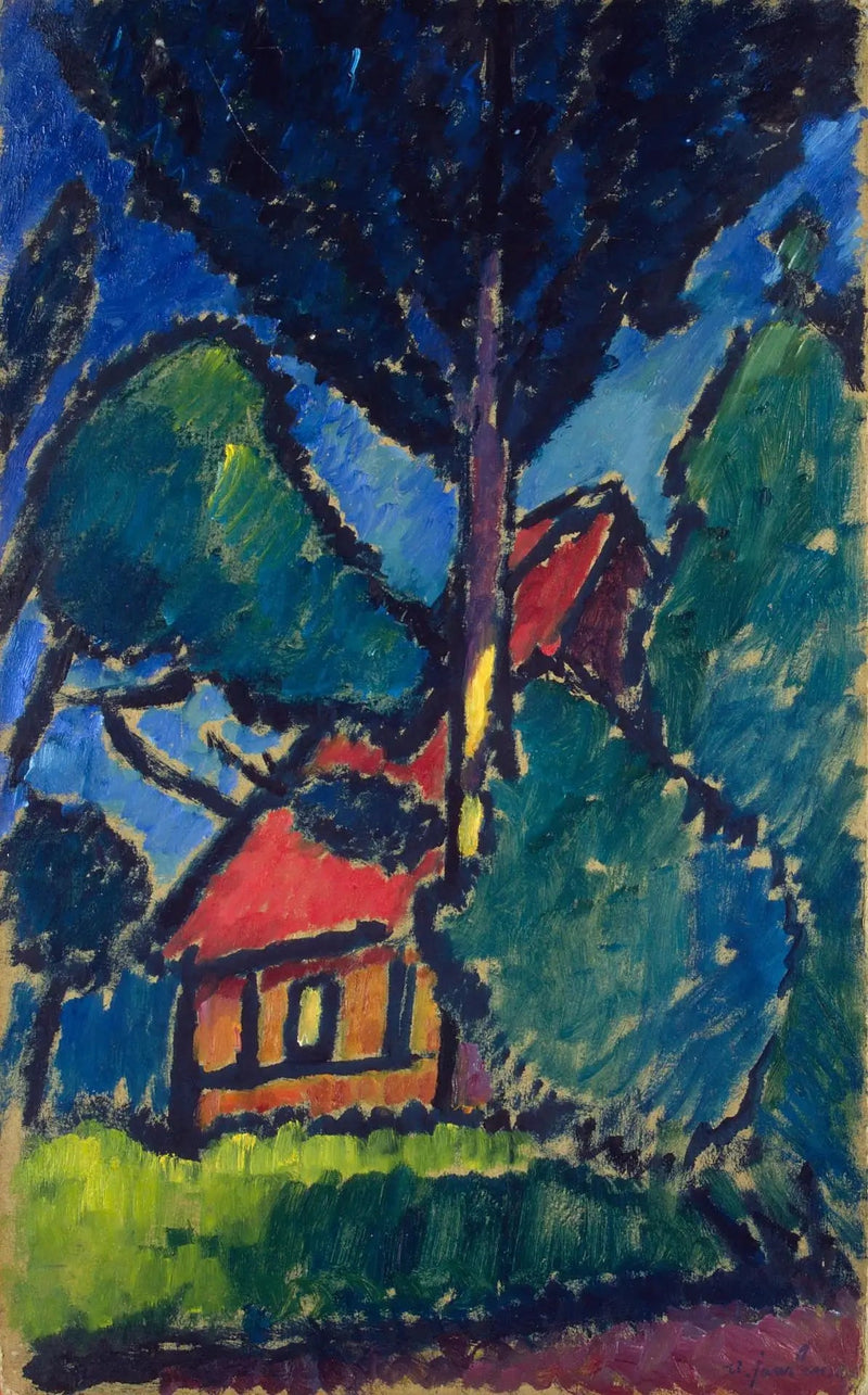 Landschap met rood huis - Alexej von Jawlensky

Source:
Paysage avec maison rouge - Alexej von Jawlensky