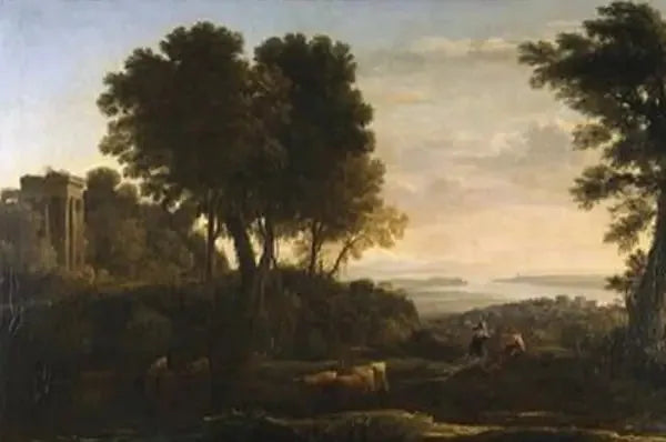 Landschap met Mercurius en Battus - Claude Lorrain