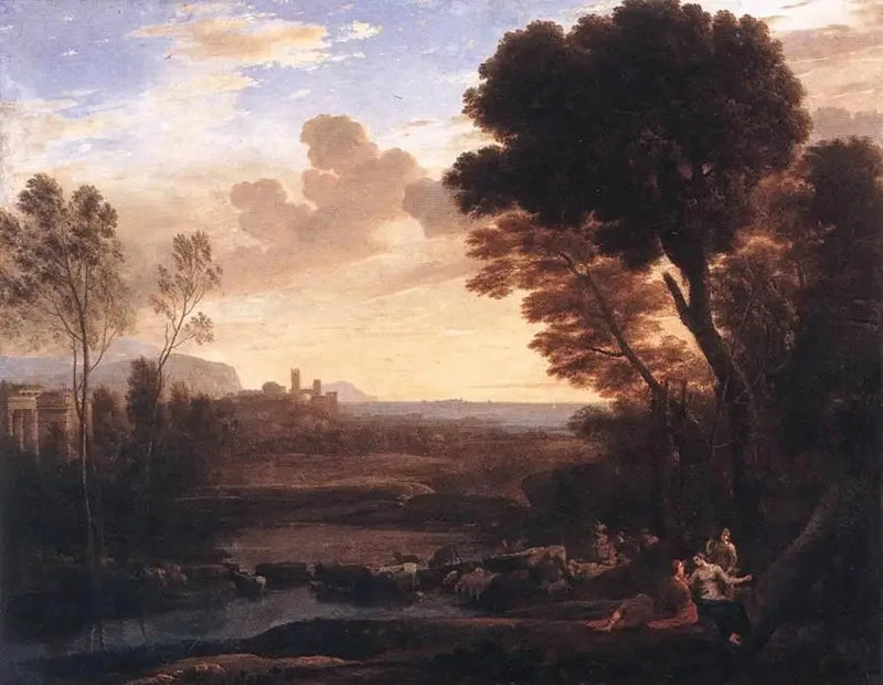 Landschap met Paris en Œnone - Claude Lorrain