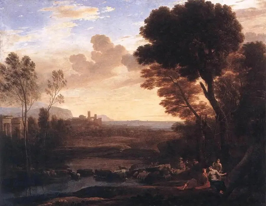 Landschap met Paris en Œnone - Claude Lorrain