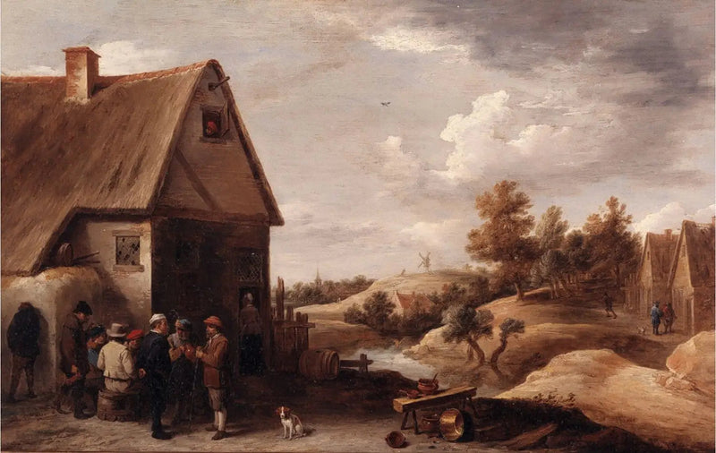 Landschap met人物 voor een huis met strooien dak - David Teniers de Jonge

Source:
Paysage avec personnages devant une maison au toit de paille - David Teniers le Jeune