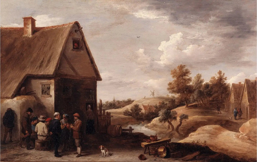 Landschap met人物 voor een huis met strooien dak - David Teniers de Jonge

Source:
Paysage avec personnages devant une maison au toit de paille - David Teniers le Jeune