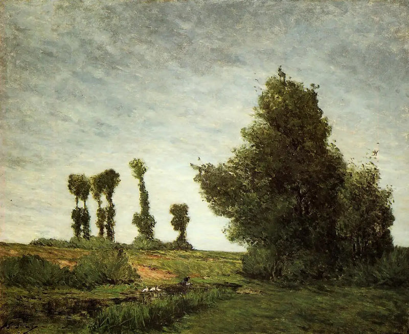 Landschap met populieren - Paul Gauguin