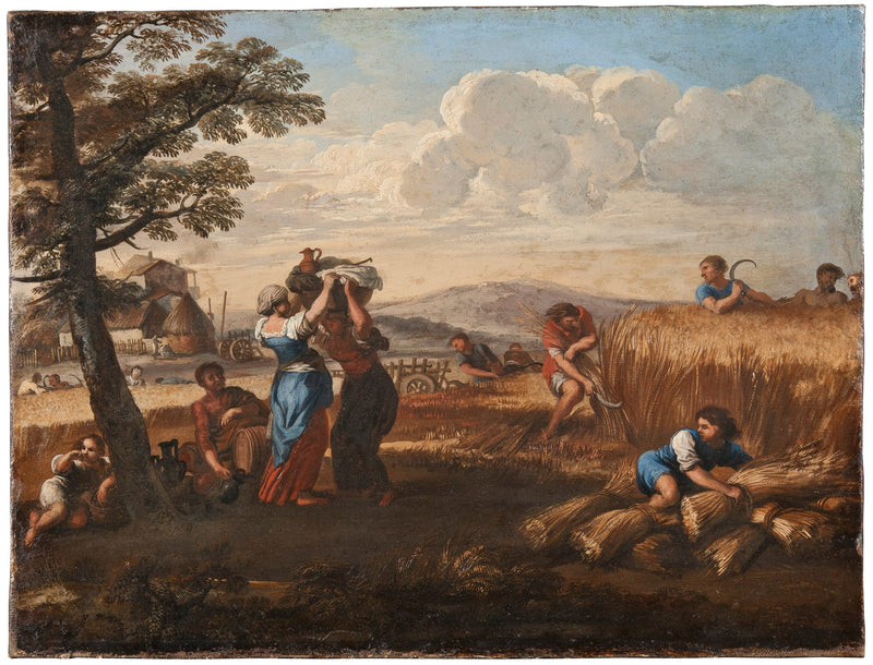 Landschap met oogst - Pietro da Cortona