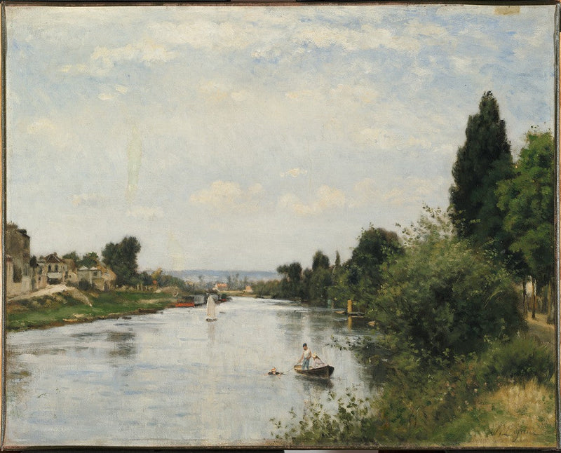 Landschap met rivier - Stanislas Lépine