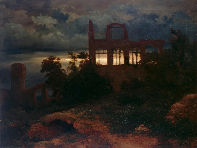 Landschap met kasteelruïnes - Arnold Böcklin

Source:
Paysage avec ruines de château - Arnold Böcklin