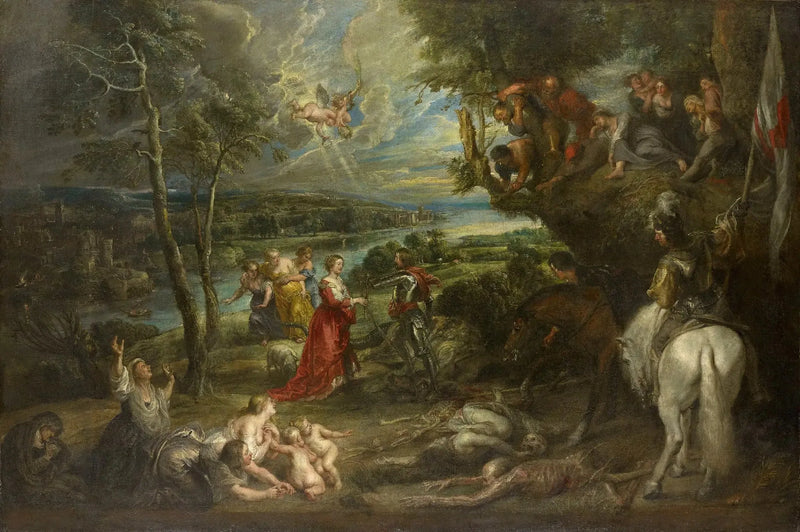 Landschap met Sint-Joris en de draak - Peter Paul Rubens