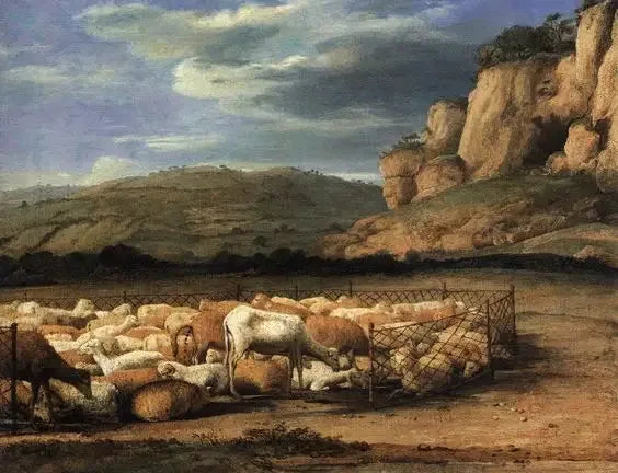 Landschap met kudde - Claude Lorrain