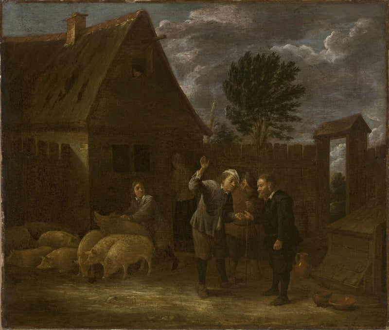 Landschap met een varkensverkoper - David Teniers de Jonge

Source:
Paysage avec un vendeur de cochons - David Teniers le Jeune