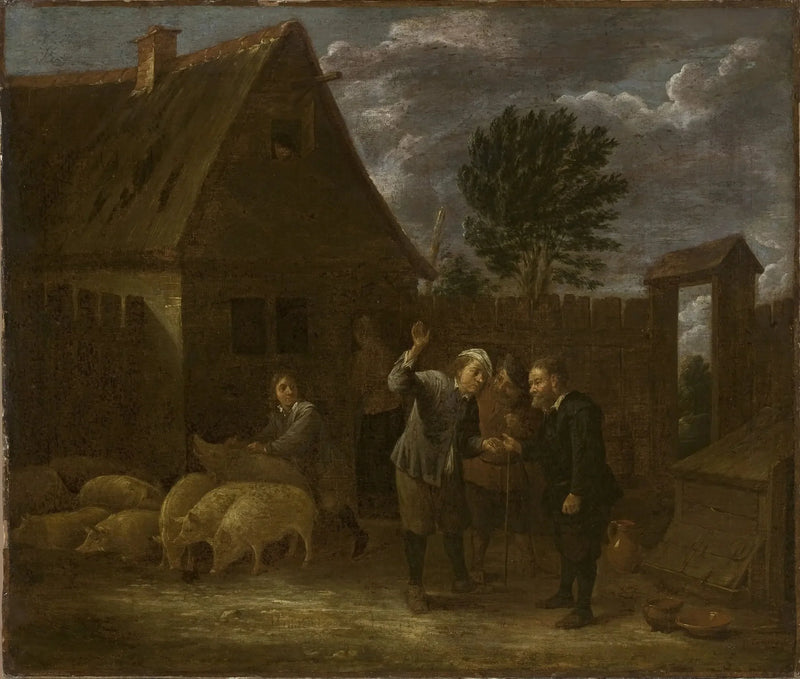 Landschap met een varkensverkoper - David Teniers de Jonge

Source:
Paysage avec un vendeur de cochons - David Teniers le Jeune
