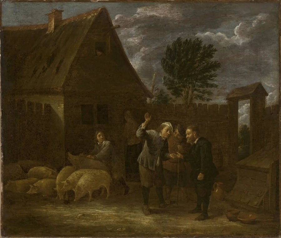 Landschap met een varkensverkoper - David Teniers de Jonge

Source:
Paysage avec un vendeur de cochons - David Teniers le Jeune
