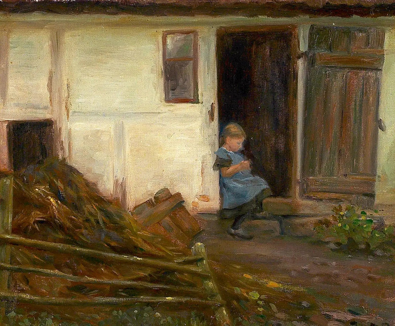 Landschap met een meisje in een deur. - H. A. Brendekilde

Source:
Paysage avec une fille dans une porte. - H. A. Brendekilde
