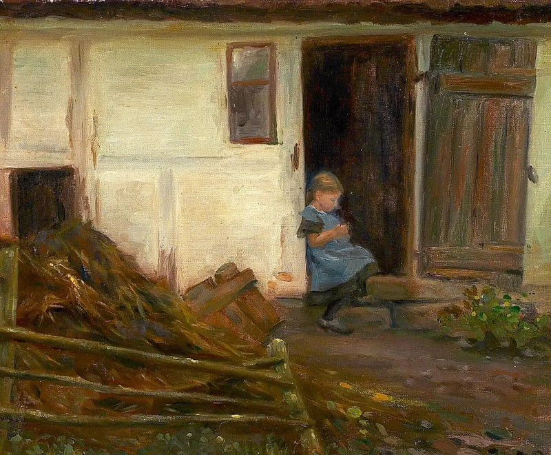 Landschap met een meisje in een deur. - H. A. Brendekilde

Source:
Paysage avec une fille dans une porte. - H. A. Brendekilde