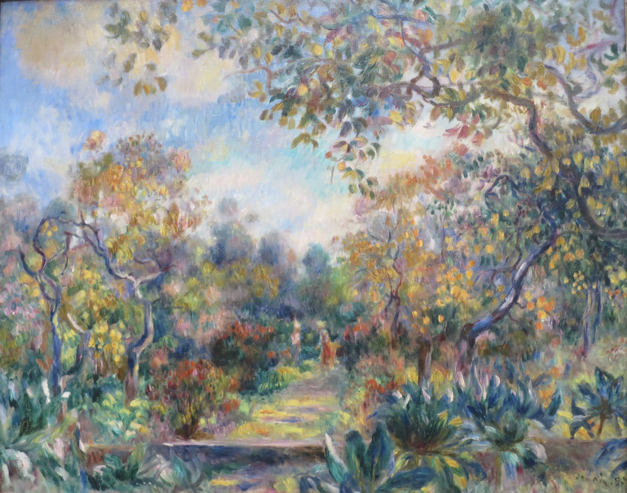 Landschap in Beaulieu - Pierre-Auguste Renoir
