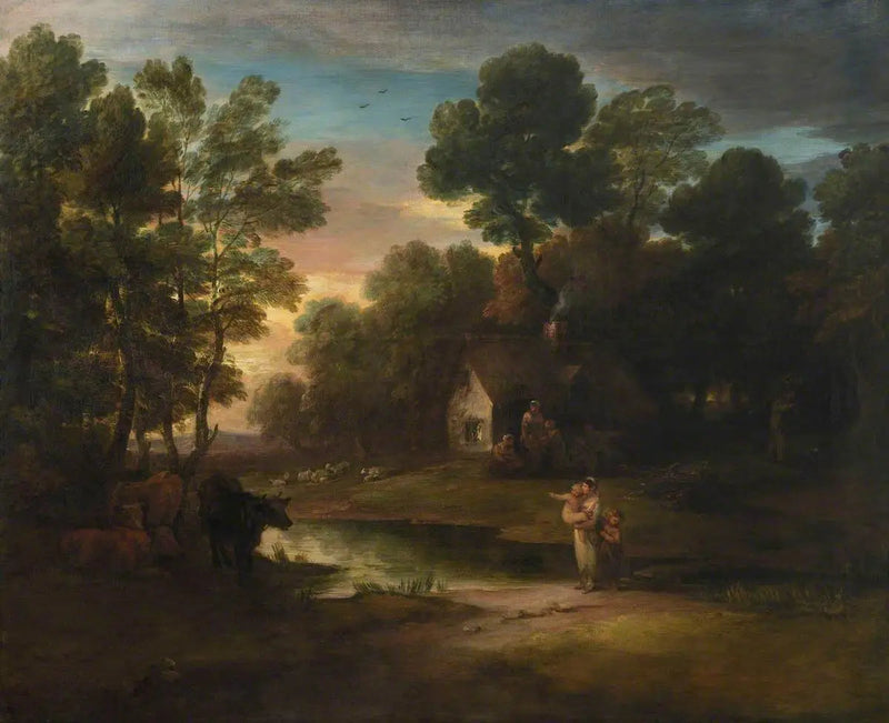 Boslandschap met vee aan de rand van een vijver - Thomas Gainsborough

Source:
Paysage boisé avec du bétail au bord d'un étang - Thomas Gainsborough