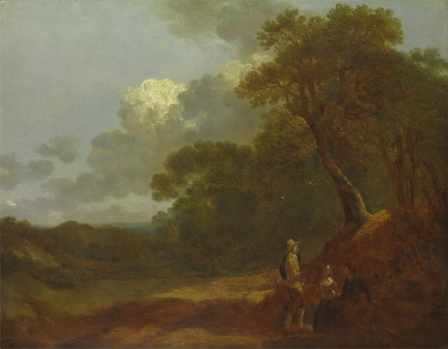 Boslandschap met een man die spreekt met twee zittende vrouwen - Thomas Gainsborough

Source:
Paysage boisé avec un homme parlant à deux femmes assises - Thomas Gainsborough