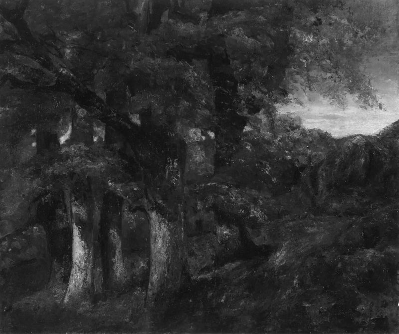Boslandschap - Gustave Courbet