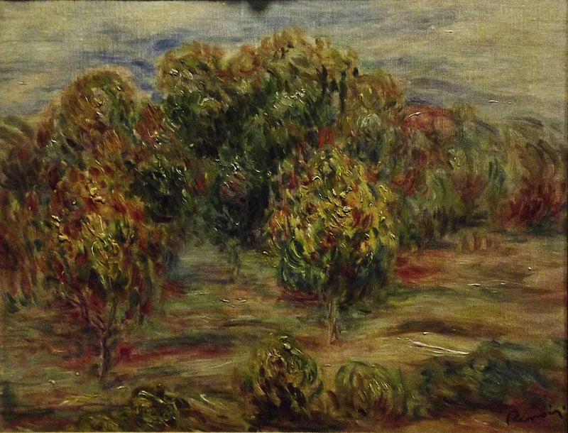 Landschap bij Cagnes - Pierre-Auguste Renoir